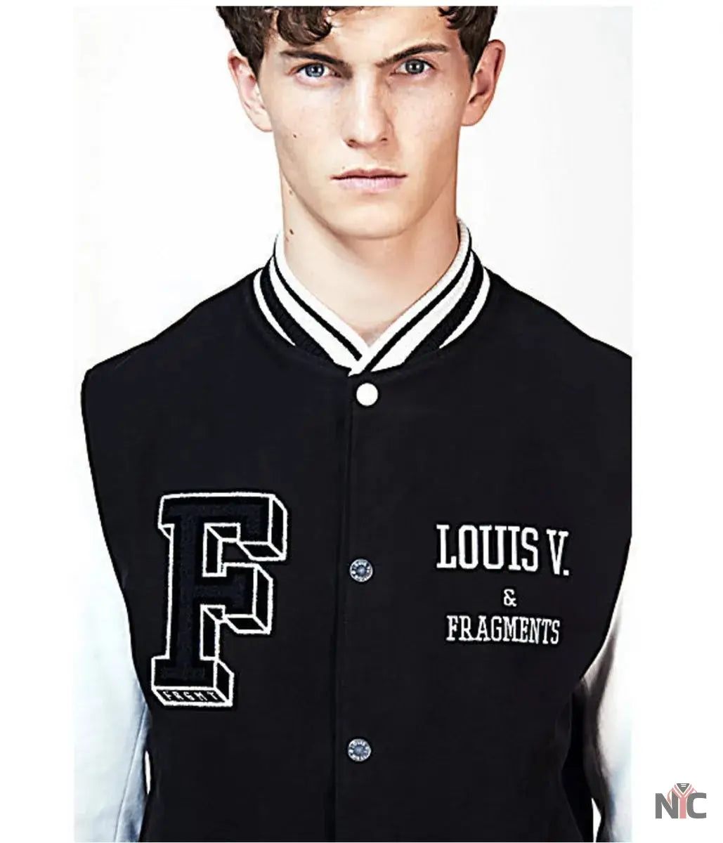 Louis Vuitton Fragment Letterman Varsity Jacket Clanton Jacket