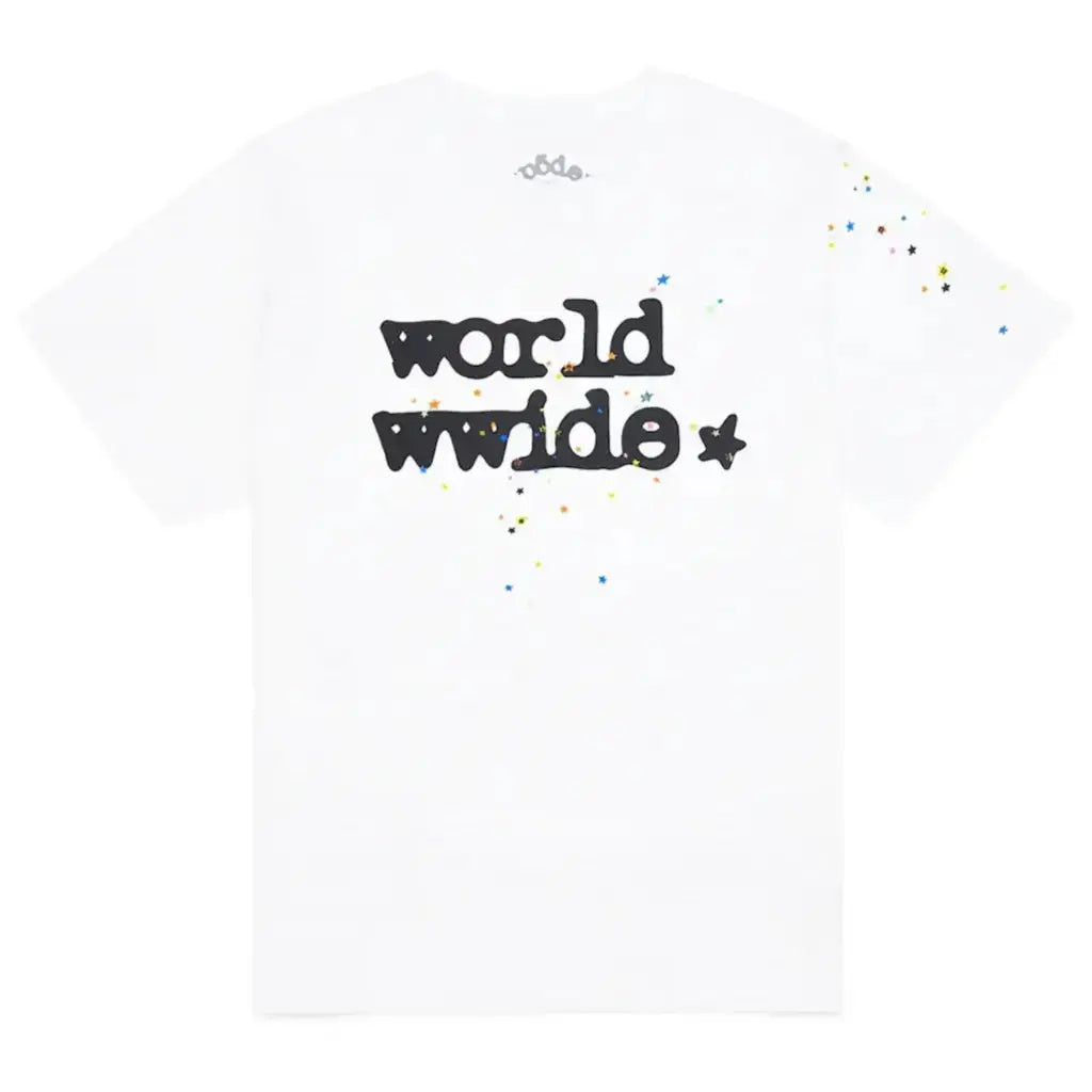 Sp5der Worldwide White Tee Clanton Jacket