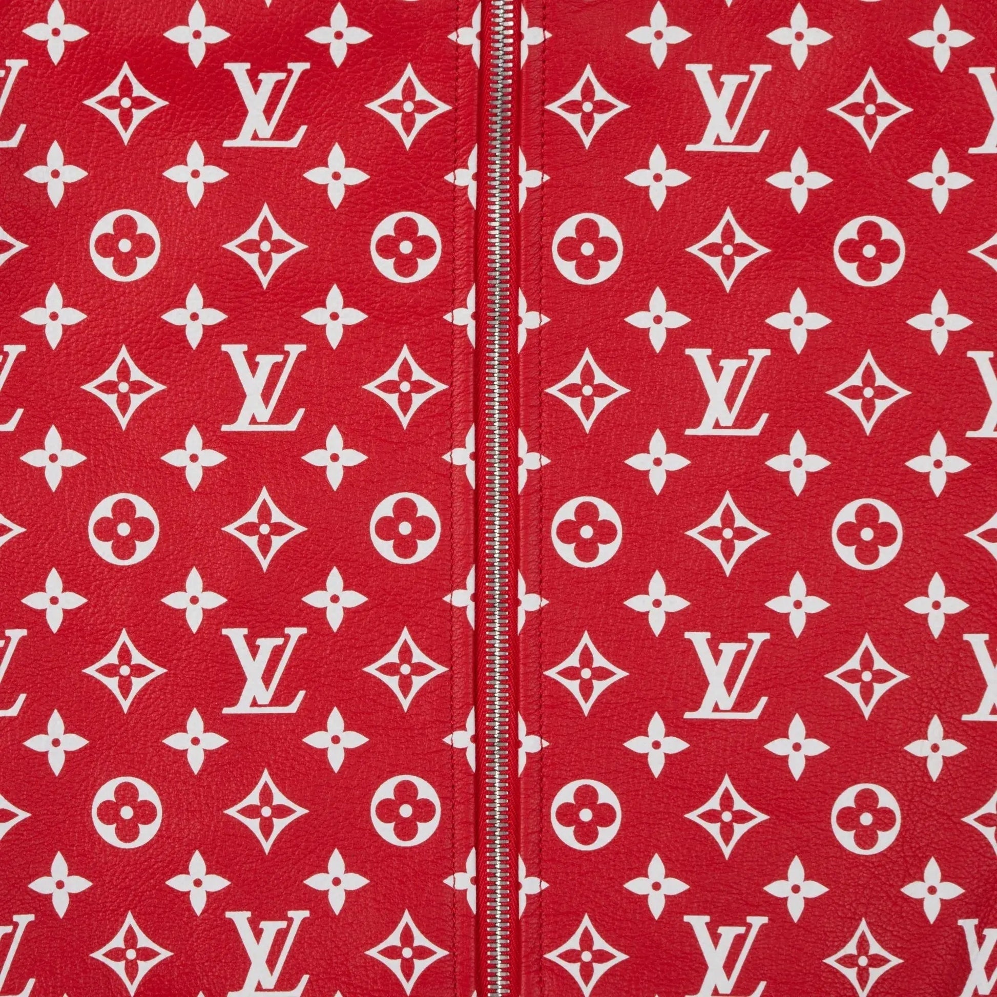 Louis Vuitton Supreme LV Baseball Varsity Jacket Clanton Jacket