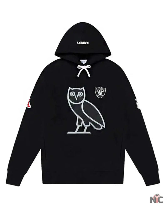 Ovo Nfl Raiders Owl Hoodie Clanton Jacket